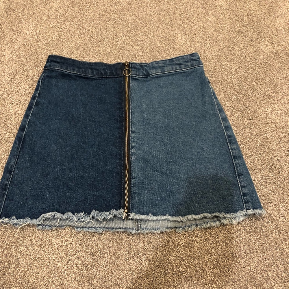 two toned skirt